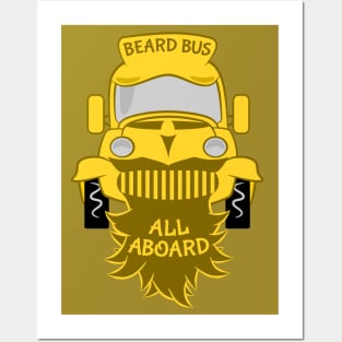 Beard Bus Posters and Art